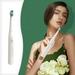 Surpdew Electric Toothbrush Smart S Soft Bristles Ipx7 5 Modes 30 Seconds Reminder To Change Zones Memory Smart 2-Minute Timer Fully Automatic Electric Toothb A334 White