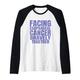 Facing Esophageal Cancer Bravely Together Damenband Raglan