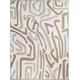 Tapis extérieur réversible motif artistique - Beige - 180x280 cm