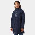 Long Belfast 3/4 Length Rain Jacket Navy