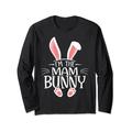 I'm The Mam Bunny Cute Matching Family Ostertag Langarmshirt