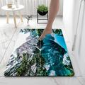 Lake Range Bathroom Bath Mats Creative Absorbent Bathroom Rug Diatomaceous Earth Non Slip