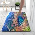 Lake Range Bathroom Bath Mats Creative Absorbent Bathroom Rug Diatomaceous Earth Non Slip