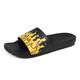 Men's Slippers Flip-Flops Plus Size Outdoor Slippers Slides Casual Beach Home Daily PVC Breathable Slip Resistant Loafer Yellow Purple Summer Spring