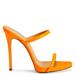 Darsey 120mm Double-strap Leather Mules - Orange - Giuseppe Zanotti Heels
