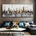 Large New York City Landscape painting hand painted Large urban art painting Urban Wall Art handmade New York Wall Art city art painting Hand-painted city painting