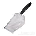 Reptile Sand Stainless Steel Fine Mesh Reptile Substrate Metal Sand Shovel Terrarium Substrate Durable Litter Cleaner Corner Scoop