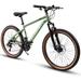 Mountain Bike with 27.5 Inch Wheel 21-Speed with High Carbon Steel Frame Disc Brakes Trigger Shifter Mens Womens Mountain Bike Front Suspension MTB Bicycle for Adult & Teenagers