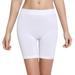 SIMU Summer Shorts for Women 2024 Women Fashion Solid Seamless High Elasticity Leggings Active Pants Cycling Shorts Women s Shorts Casual Womens Shorts Casual Comfy White M