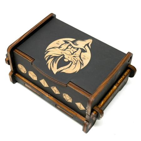Dice Box - Black - Barbarian - 6x4x3