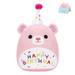 31cm Birthday Bear Soft Throw Pillows Sleeping Plush Toy Cute Soft High Quality Stuffed Animals Pink Plush Pillows for Girls Bear