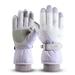 Ski Gloves Waterproof Snow Gloves Winter Gloves for Cold Weather Touchscreen Snowboard Gloves purple