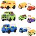 Transformable Cars Flipracers Transformable Dual-Design Toy Cars Flip Toy Car Transformable Dual-Design Toy Cars Creative Mini 2-in-1 Flip Car Toys Set