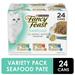 Fancy Feast Seafood Classic Pate Wet Cat Food Variety Pack (Pack of 24)
