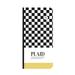 Pocket Notebook 7 x 3.54 Checked grain Journal Business Gift Office Supplies for Men Women 128 pages black and white :;:;