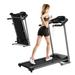 LIVIVOX Folding Treadmill Treadmills of home 265 LBS Capacity Treadmill for Running and Walking Max 3.0 HP Electric Treadmill with LED Display Bluetooth Pulse Sensors