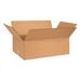 26X15x7 Flat Corrugated Boxes Flat 26L X 15W X 7H Pack Of 20 | Shipping Packaging Moving Storage Box For Home Or Business Strong Wholesale Bulk Boxes