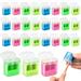 24Pcs 2 Holes Small Manual Pencil Sharpener with Lid Colored Handheld Dual Hole Pencil Sharpeners Bulk Crayon Colored Pencils Sharpener Pencil Sharpener for Kids Office School Classroom