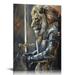 Nawypu Lamb of God Judah Lion Warrior Art Wall Decoration Posters-gigapixel-scale-Canvas Wall Art Prints for Wall Decor Room Decor Bedroom Decor Gifts