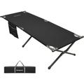 RUO Camping Cot Portable Sleeping Cot for Adults Heavy Duty 81 x 30 Oversized Camp Cots with Pocket Folding Outdoor Camping Bed for Travel Camp Beach Hike Outdoor and Indoor Use