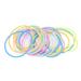 24Pcs Luminescent Silicone Jelly Bracelets Soft Flexible Elastic Multicolor Silicone Wristband Bracelet for Girls Women