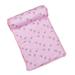 Pet Cooling Mat with Pillow Washable Ice Silk Summer Pet Self Cooling Pad for Cats and Small Medium Dogs Pink S