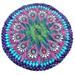 Harlier Mandala Tapestry Hippie Indian Round Beach Blanket Picnic Table Cover Boho Gypsy Cotton Tablecloth Beach Towel Meditation Rug Circle Yoga Mat - 58 Inches