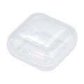Pxiakgy Box Small Storage Transparent Plastic Box 10Pcs Jewelry Portable Flip Housekeeping & Organizers White