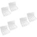 Bead Container 6 Pcs Boxes 15 Grid Storage Box Beads Jewelry Clear Container Dividers Container Pp Accessory Box
