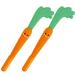 2 Pcs Come Pen Writing Pen Carrot Harvest Toy Sign Pens Rolling Ball Pens Cute Gel Pens Student Pupils