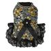 Floral Princess Dog Dress Cute Delicate Pattern Soft Puppy Princess Floral Skirt for Small Pets M