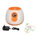 Automatic Ball Launcher Flexible Pet Ball Thrower Machine for Dog Interactive Toys EU Plug 100?240V Orange White