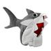 Pet Shark Hat Halloween Costumes Dog Shark Plush Headpiece Adjustable Adorable Cat Hat for Cosplay Party M 10.2?13.4in N
