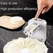 2023 New Electric Dumpling Machine with Spoon and Brush Automatic Easy Dumpling Maker Machine Automatic Rapid Forming Dumpling Machine Mold Adjustable & Easy to Operate Home Dumpling Press (1PCS)