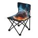 Basketball on Snow and Fire Portable Camping Chair Outdoor Folding Beach Chair Fishing Chair Lawn Chair with Carry Bag Support to 220LBS