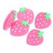 5 Pcs Tennis Racket Shock Absorber Vibration Dampener Balls Dampeners Strawberry Pink Silica Gel