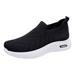 GYUJNB Men s Slip On Walking Shoes Air Cushion Loafer Tennis Casual Mesh Work Sneakers Size 8