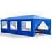 SalonMore 10 X 30 Canopy Tent Party Tent with 8 Side Walls for Party Wedding Camping and BBQ Blue