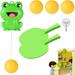 Hanging Table Tennis Trainer Portable Ping Pong Paddle Set for Kids with Racket and Balls Parent-Child Door Pong Game Exerciser Full Pingpong Starter Kit for Outdoor & Indoor Games