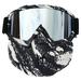 Isvgxsz Easter Day Accessories Clearance Adult Ski Goggles with Detachable Ski Mask to Block the Sun Windscreen Goggles Travel Essentials for Women