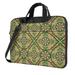 ZICANCN Laptop Case 13 inch Green Paisley India Floral Work Shoulder Messenger Business Bag for Women and Men