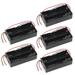 HGYCPP 5 Pcs 18650 Rechargeable Battery 3.7V Clip Holder Box Case With Wire Lead