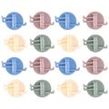 20PCS Rotating Three Claw Hooks Hanging Rack Self-Adhesive Closet Organizer Wall Mounted Hook for Home Ties Scarves Towels (Green
