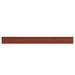 Salsbury 11156MED Crown Molding For Solid Oak Executive Wood Lockers - Six - 6 Foot Length With Straight Edges - Medium Oak