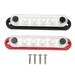 2Pcs Battery Bus Bar 6 X 5/16in M8 150A 6 Channel Power Distribution Block with Cover for Vehicle Solar Systems 12V?48V