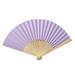 Solid Fan Folding Folding Party Wedding Hand Dance Held Silk Pattern Color Tools & Home Improvement Light Paper Fans Decorations Party for Women Birthday Garland for Men Paper Flower Garland Curtain