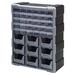 Quantum Storage PDC-930BK Clear Plastic Parts Storage Hardware and Craft Drawer Cabinet 30 Drawers/9 Bins