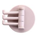 AkoaDa Self Adhesive Hooks Home Storage Utility Wall Decorations Hanger Holder for Hanging Hat Towel Key Scarf Bags (3Pack)(Pink)