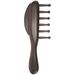 Ebony Comb Wood for Women Hair Womens Purple Sandalwood Anti-static Black Wooden