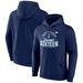 Men's Fanatics Branded Navy Creighton Bluejays 2024 NCAA Basketball Tournament March Madness Sweet Sixteen Defensive Stance Pullover Hoodie